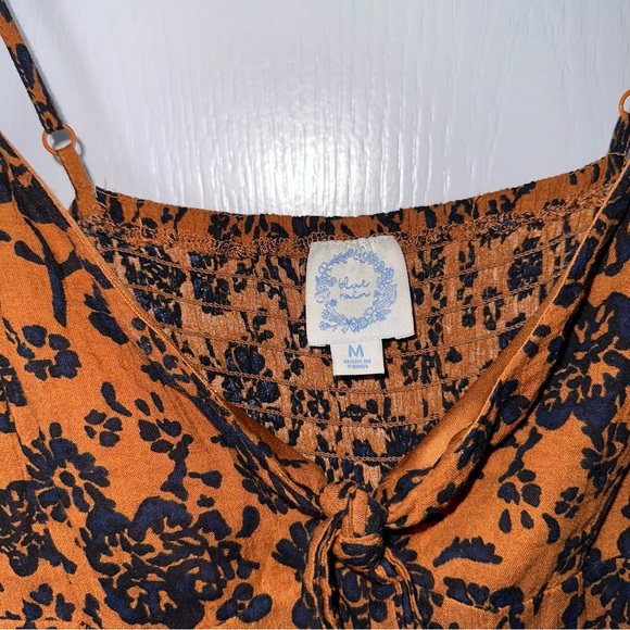 Blue Rain Brown and Black‎ Floral Maxi Dress - Picture 7 of 13